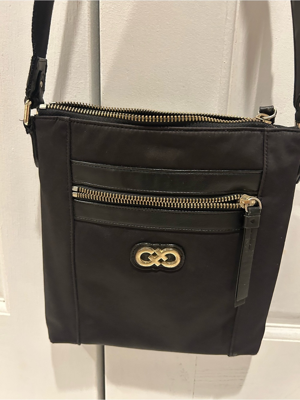 Cole Haan Black Crossbody Bag with Gold Hardware - Picture 2 of 4